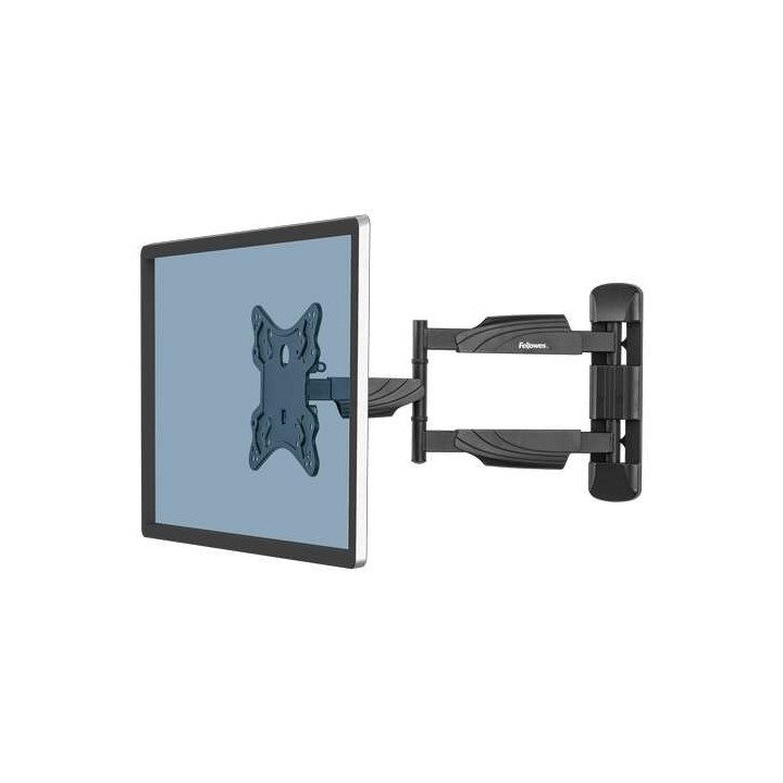 Fellowes Soporte de Pared para TV - Brazo Articulado - De 23 a 55" - Hasta 35kg - Sistema de Gestion de Cables Integrado - Colo