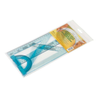 Faibo Pack de Reglas Escolares Irrompibles - Incluye Regla de 30cm