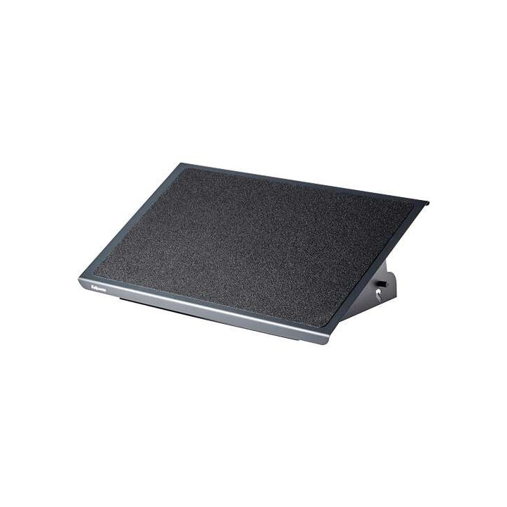 Fellowes Professional Series Reposapies Metalico - 3 Ajustes de Altura - Superficie de 560x340mm - Sistema Antideslizante