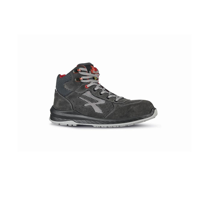 Upower Alicante S ESD Calzado de Seguridad Altos - Talla 35 - Gamuza Perforada