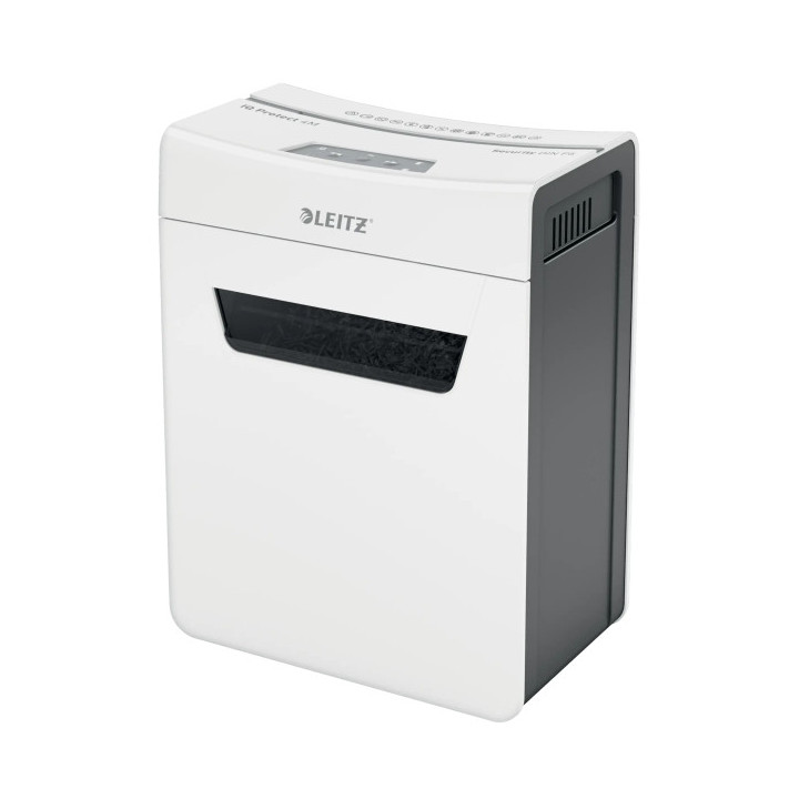 Leitz IQ Protect Premium 4M Destructora de Papel Manual Micro Corte P-5 - Destruye hasta 4 Hojas - Ultrasilenciosa - Papelera d