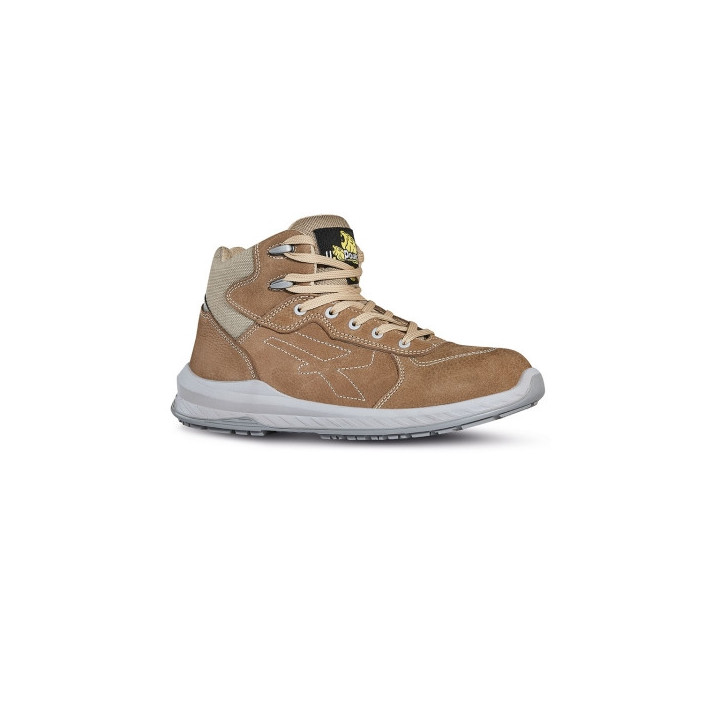 Upower Rebel S ESD Calzado de Seguridad Confortables - Talla 35 - Piel Nubuck Hidrofuga