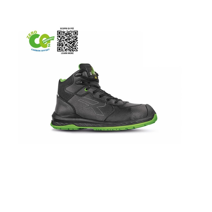 Upower Niagara UK S ESD Calzado de Seguridad de Invierno - Talla 35 - Microfibra Suave