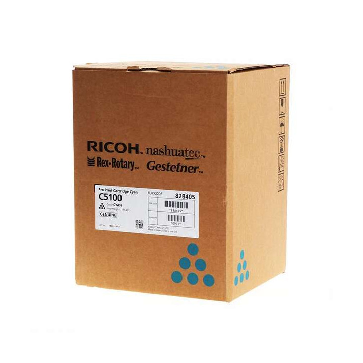 Ricoh Pro C5100/C5110 Cyan Cartucho de Toner Original - 828405