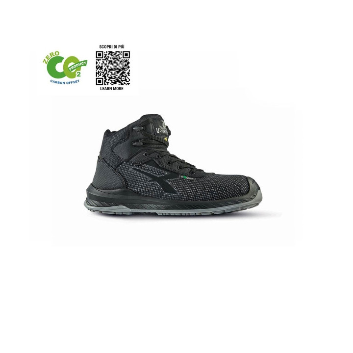 Upower Land UK S ESD Calzado de Trabajo Carbon Neutral - Talla 35 - Seguridad S3S CI FO SR