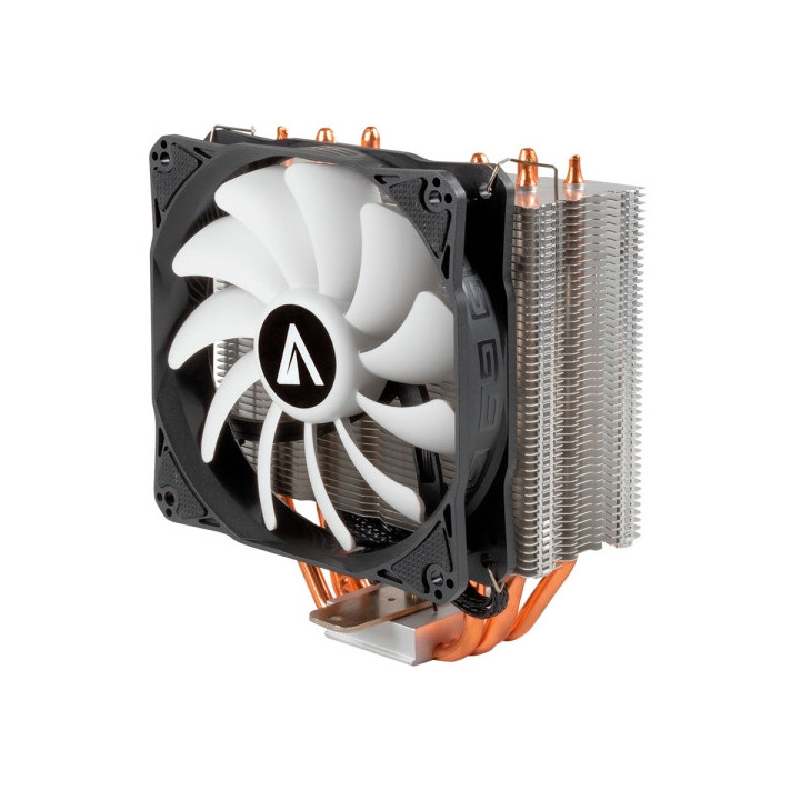 Abysm Snow IV Ventilador CPU 120mm con Disipador 4 Heatpipes - Velocidad Max. 1400rpm - Color Blanco