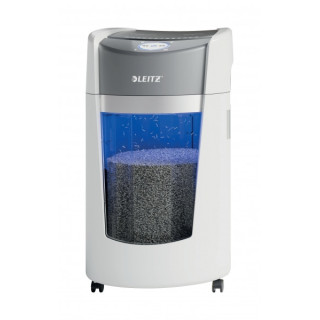 Leitz IQ OptiMax Office Destructora de Papel Manual DIN P5 - Destruye hasta 10 Hojas - Tiempo de Funcionamiento Continuo 120m -