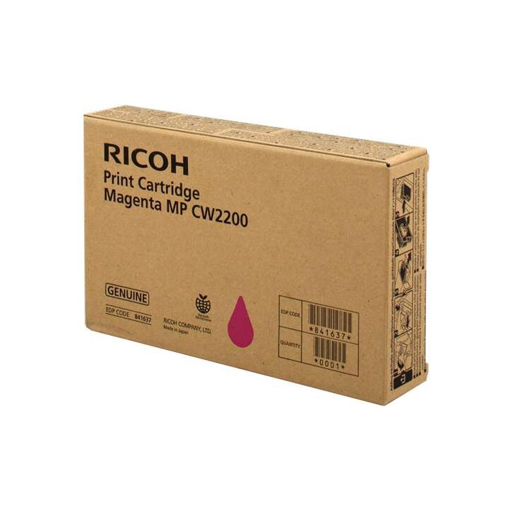 Ricoh Aficio MP-CW2200SP Magenta Cartucho de Tinta Original - 841637/MP CW2200M