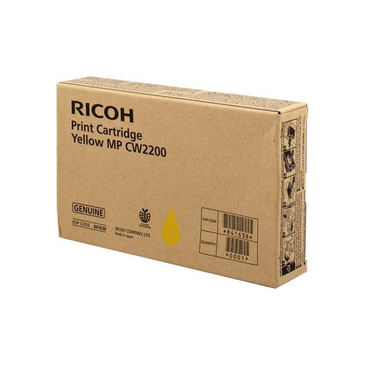 Ricoh Aficio MP-CW2200SP Amarillo Cartucho de Tinta Original - 841638/MP CW2200Y