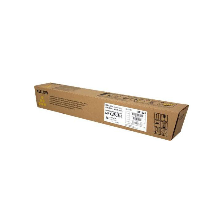 Ricoh Aficio MP-C2503SP/MP-C2003SP/MP-C2004SP/MP-C2504SP Amarillo Cartucho de Toner Original - 841926