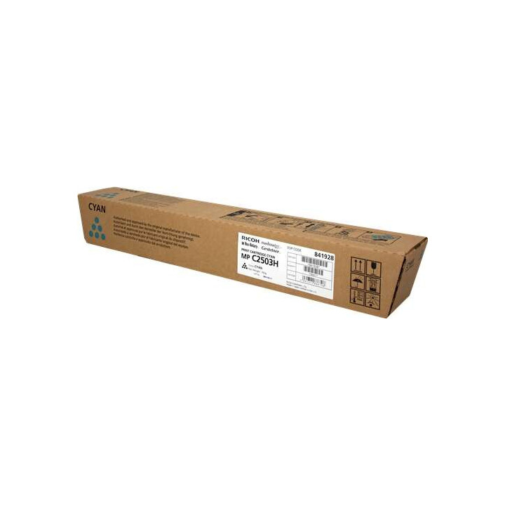 Ricoh Aficio MP-C2503SP/MP-C2003SP/MP-C2004SP/MP-C2504SP Cyan Cartucho de Toner Original - 841928
