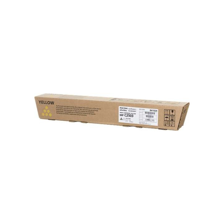 Ricoh Aficio MP-C2503SP/MP-C2003SP/MP-C2011SP Amarillo Cartucho de Toner Original - 841929