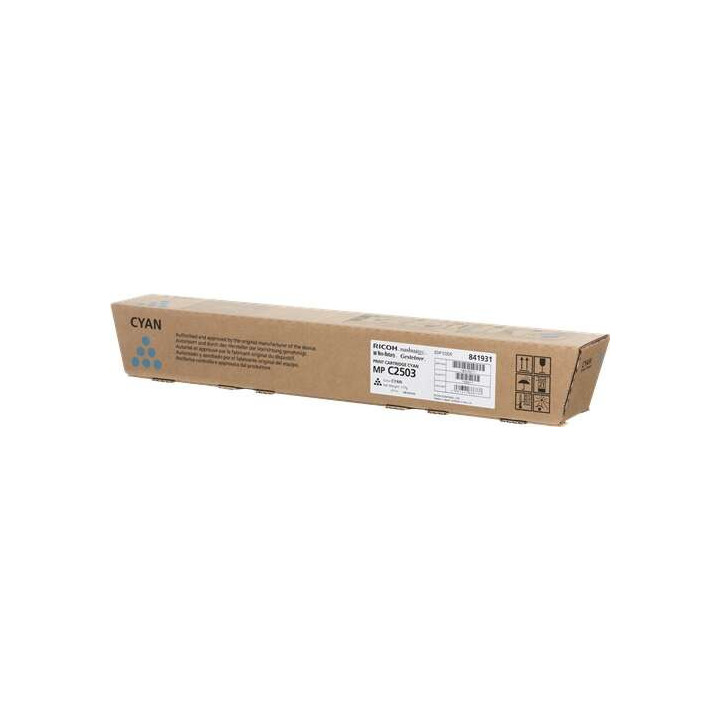 Ricoh Aficio MP-C2503SP/MP-C2003SP/MP-C2011SP Cyan Cartucho de Toner Original - 841931