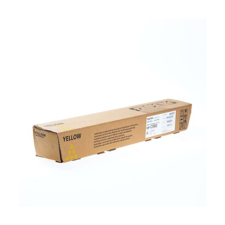 Ricoh Aficio MP-C3002/MP-C3502 Amarillo Cartucho de Toner Original - 842017/841652/841740