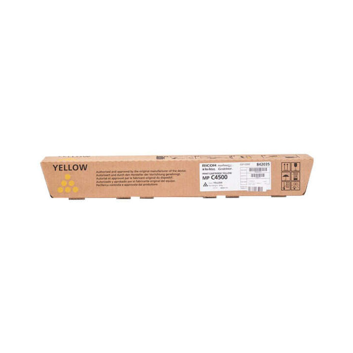 Ricoh Aficio MP-C3500/MP-C4500 Amarillo Cartucho de Toner Original - 884931/888609/842035