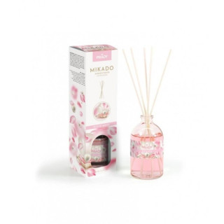 Prady Ambientador Mikado White Musk - Frasco de Cristal 100 ml y Varitas Difusoras
