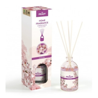 Prady Ambientador Mikado Yozura - Frasco de Cristal 100 ml y Varitas Difusoras