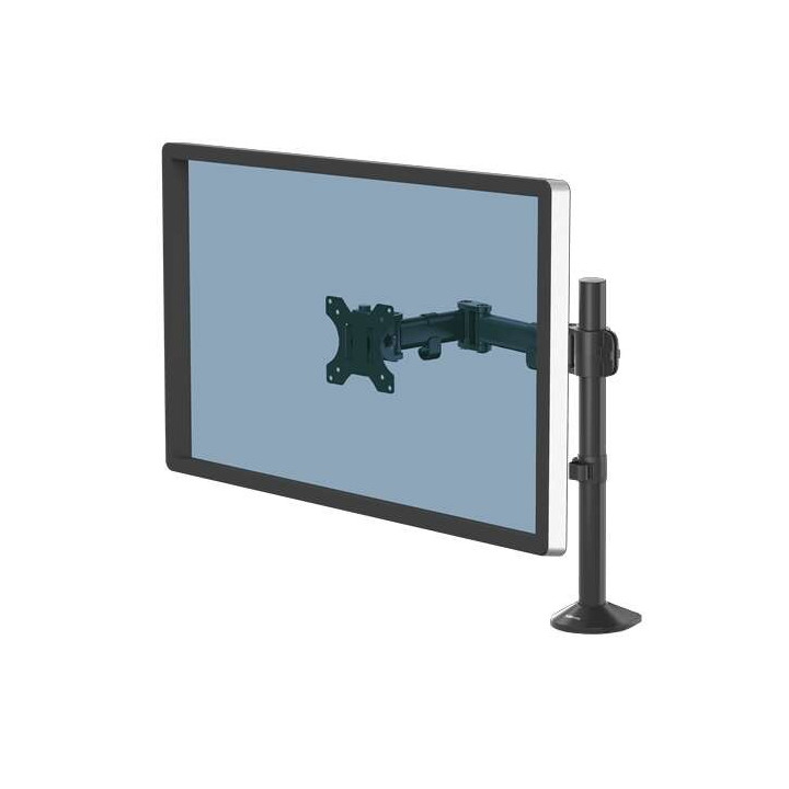 Fellowes Reflex Brazo para Monitor individual - Hasta 8kg - Ajustable en Altura y Profundidad - Sistema de Gestion de Cable - C