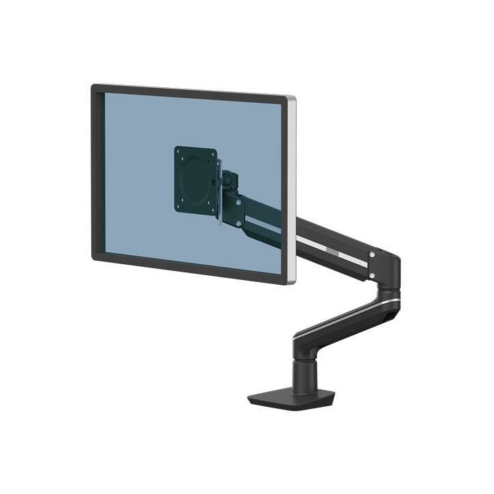 Fellowes Tallo Brazo para Monitor Individual - Hasta 9kg - Ajustable con Muelle de Gas - Color Negro