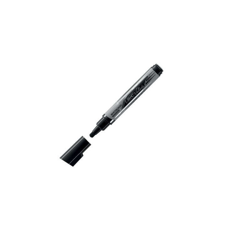 Bic Velleda Tank Marcador para Pizarra - Punta Ancha - Tinta Liquida - Borrado Optimo - Color Negro