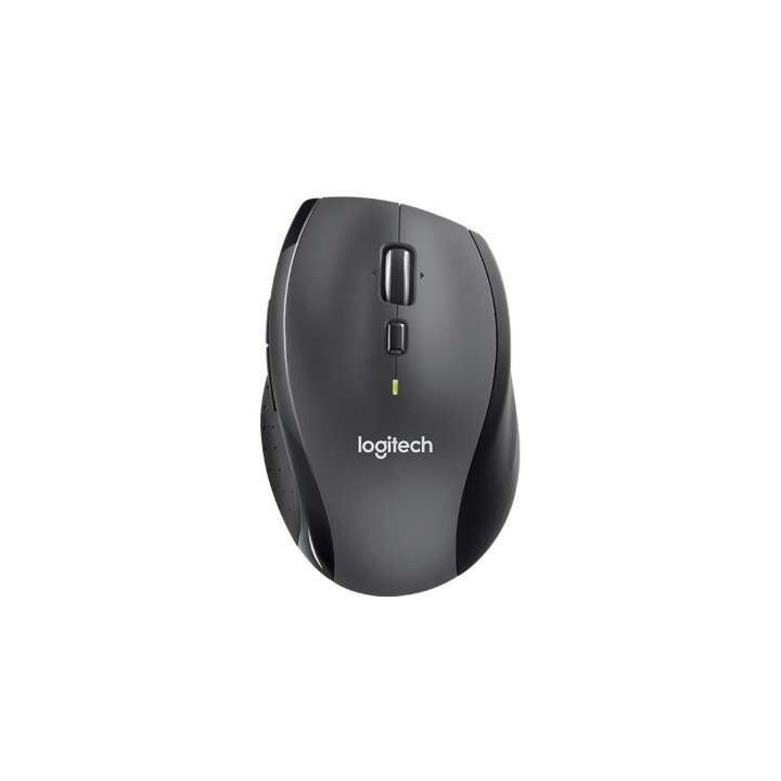Logitech M705 Marathon Raton Laser Inalambrico 1000dpi - 7 Botones - Uso Diestro - Color Gris