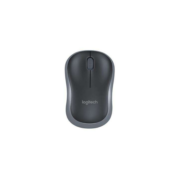 Logitech M185 Raton Inalambrico 1000dpi - 3 Botones - Uso Ambidiestro - Color Negro/Gris