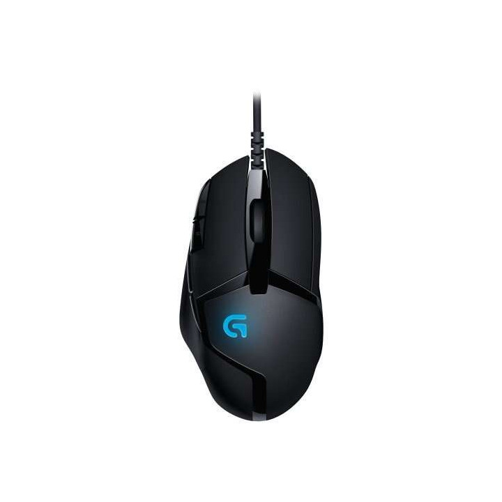 Logitech G402 Hyperion Fury Raton USB 4000dpi - 7 Botones Programables - Iluminacion LED - Uso Diestro - Color Negro