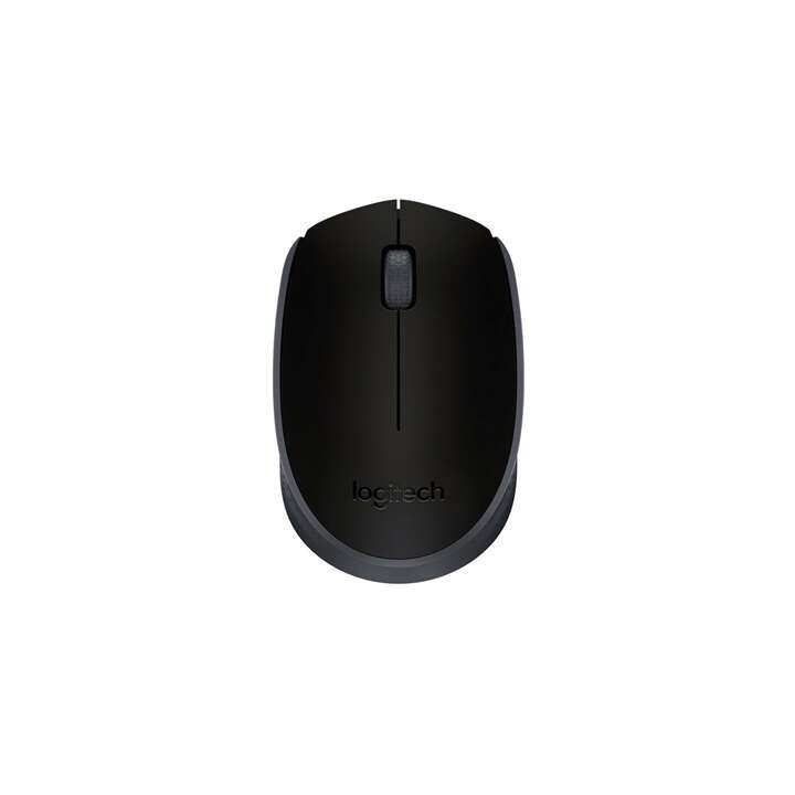 Logitech M171 Raton Inalambrico 1000dpi - 3 Botones - Uso Ambidiestro - Color Negro
