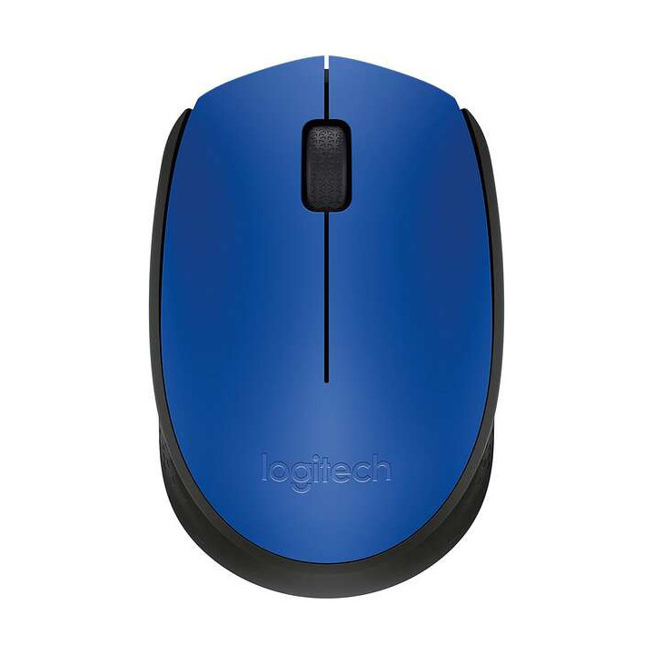 Logitech M171 Raton Inalambrico 1000dpi - 3 Botones - Uso Ambidiestro - Color Azul