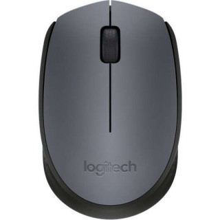 Logitech M170 Raton Inalambrico 1000dpi - 3 Botones - Uso Ambidiestro - Color Gris/Negro