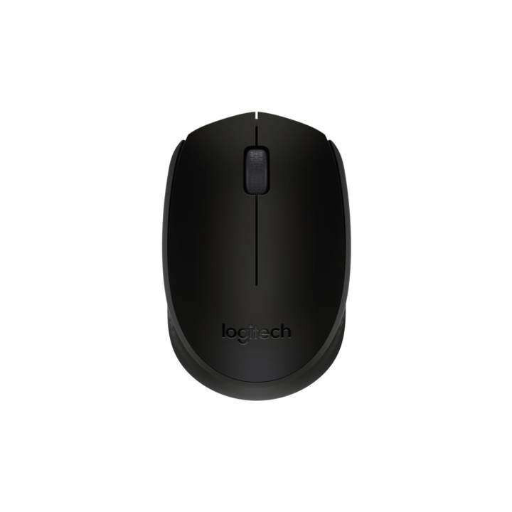 Logitech B170 Raton Inalambrico 1000dpi - 3 Botones - Uso Ambidiestro - Color Negro