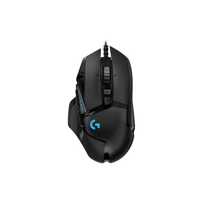 Logitech G502 Hero Raton USB 25600dpi - 11 Botones Programables - Iluminacion LED - Uso Diestro - Cable de 2.10m - Color Negro