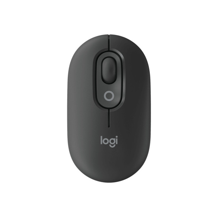 Logitech POP Mouse Raton Inalambrico 1000dpi - 4 botones - Multidispositivo - Color Grafito