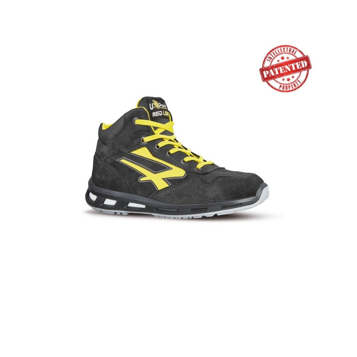 Upower Shot S ESD Calzado de Seguridad Altos - Talla 35 - Cuero Nubuck Resistente