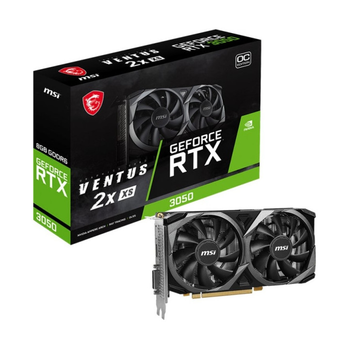 MSI GeForce RTX 3050 Tarjeta Grafica VENTUS 2X XS OC 8GB GDDR6