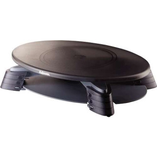 Fellowes Soporte para Monitor Giratorio 45º - Ajuste de Altura entre 76mm y 114mm - Bandeja en la Parte Inferior - Peso Max 14
