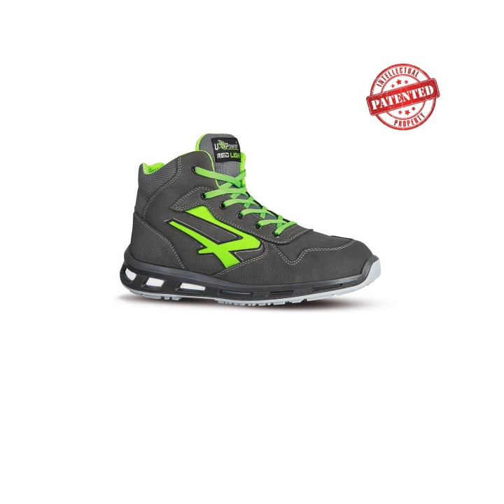 Upower Hummer S ESD Calzado de Seguridad Altos - Talla 35 - Cuero Nubuck Resistente