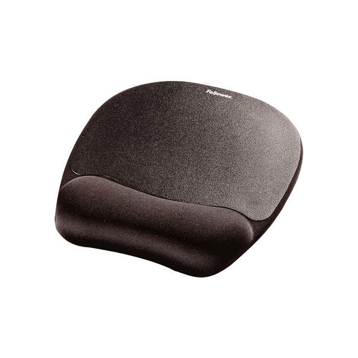 Fellowes Alfombrilla con Reposamuñecas Espuma Memory Foam - Confort Excepcional - Color Negro