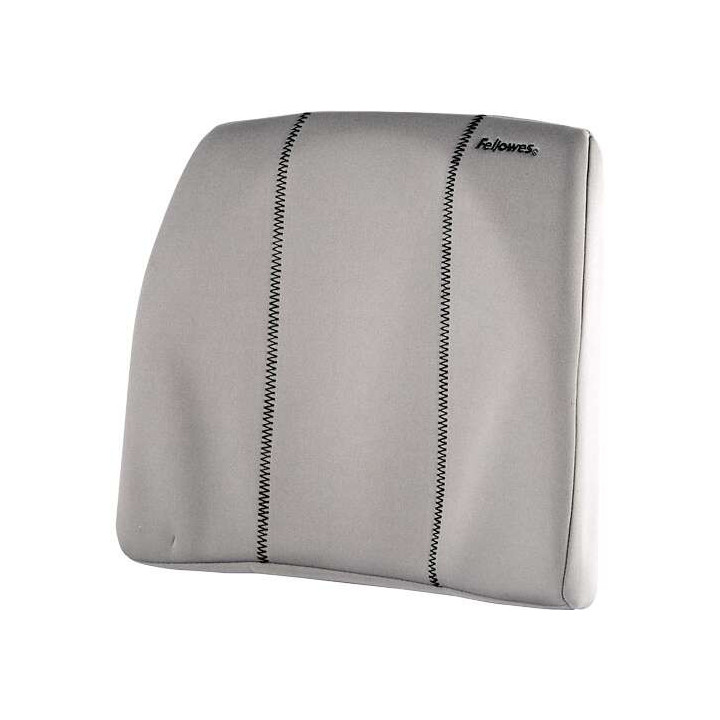 Fellowes Smart Suites Respaldo de Espuma Ergonomico - Espuma de Alta Densidad - Correa Ajustable - Color Gris