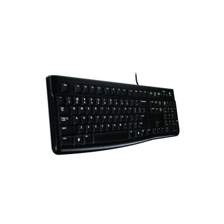 Logitech K120 Teclado USB - Resistente a Salpicaduras - Cable de 1.50m