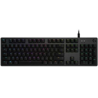 Logitech G512 Teclado Mecanico Gaming USB - Teclas Mecanicas GX Brown - Iluminacion RGB Lightsync - Superficies de Metal - Cabl