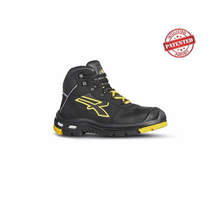 Upower Cosmo S Calzado Altos de Seguridad Laboral - Talla 38 - Piel Pull-Up Suave