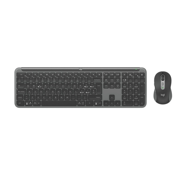 Logitech MK950 Pack Inalambrico USB Teclado Multimedia + Raton 1000dpi - Botones Easy-Switch - Color Grafito
