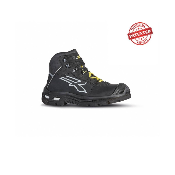 Upower Silver S ESD Zapato de Seguridad ESD - Talla 38 - Parte Superior Hidrofuga