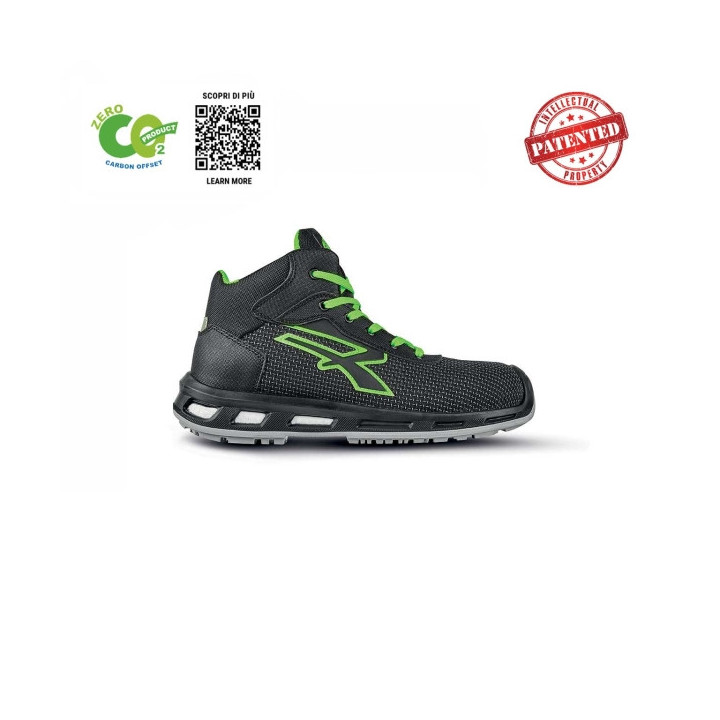Upower Ventura S ESD Calzado de Trabajo Carbon Neutral - Talla 35 - Antiperforacion
