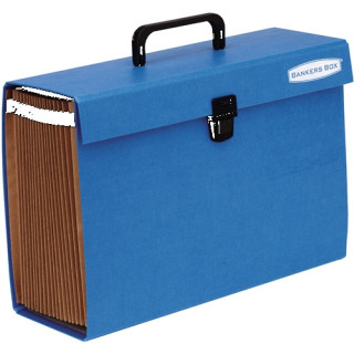 Fellowes Bankers Box Maletin Clasificador Acordeon - 19 Secciones Organizadoras - Estructura Plastificada - Cierre de Seguridad