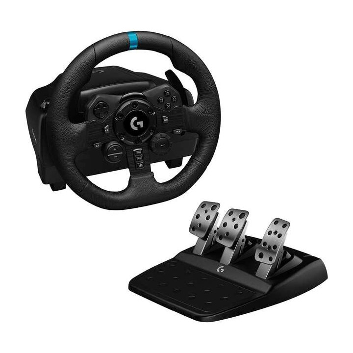 Logitech G923 Trueforce Juego de Volante y Pedales de Carreras Compatible con PS4