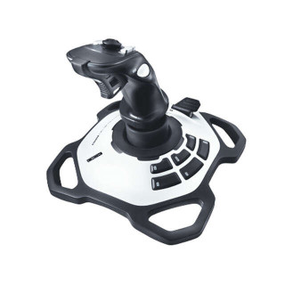 Logitech Extreme 3D Pro Joystick USB - 12 Botones Programables - Disparador Rapido - Ergonomico - Base Solida y Estable - Color