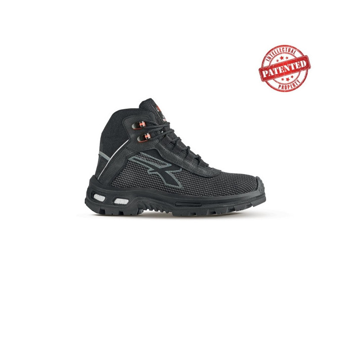 Upower Rescue S ESD RS Zapato de Seguridad Alto - Talla 35 - Resistente a la Abrasion