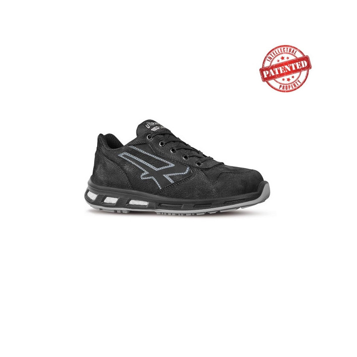 Upower Carbon S ESD Calzado de Seguridad Bajos - Talla 35 - Cuero Nubuck Resistente